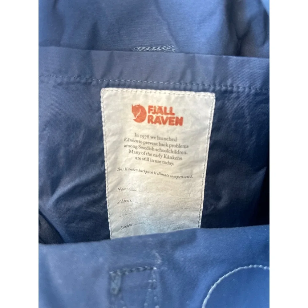 Fjallraven Kanken Classic Backpack Navy Blue School Travel Bag Outdoor Gorpcore